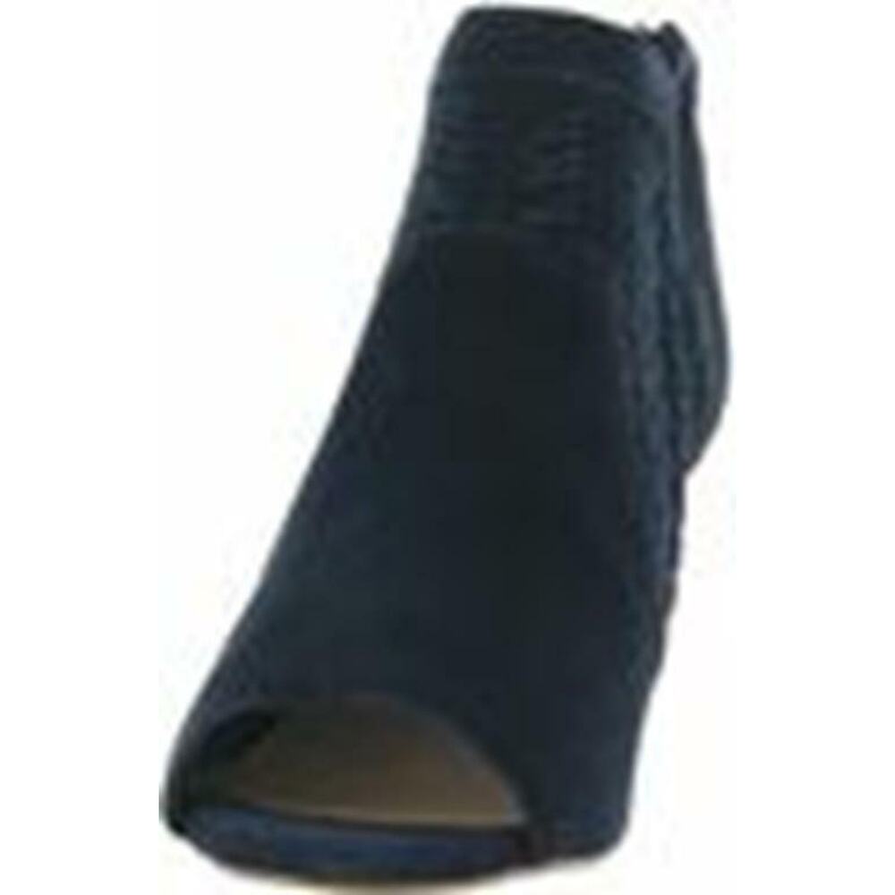 Vince Camuto Ebelin Suede Cone-Heel Shootie Dark Navy US 8M MSRP $109 - Picture 4 of 4